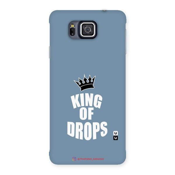 King of Drops Mustard SteelBlue Back Case for Galaxy Alpha