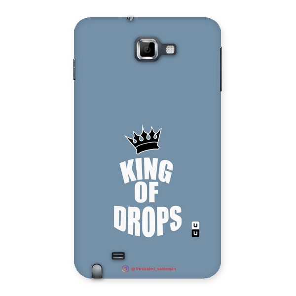 King of Drops Mustard SteelBlue Back Case for Galaxy Note