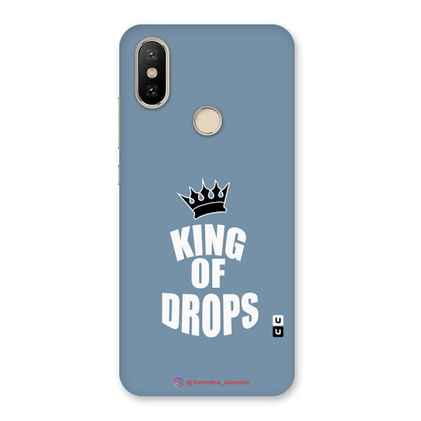 King of Drops Mustard SteelBlue Back Case for Mi A2