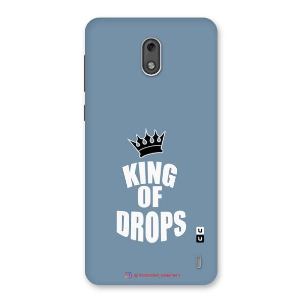 King of Drops Mustard SteelBlue Back Case for Nokia 2