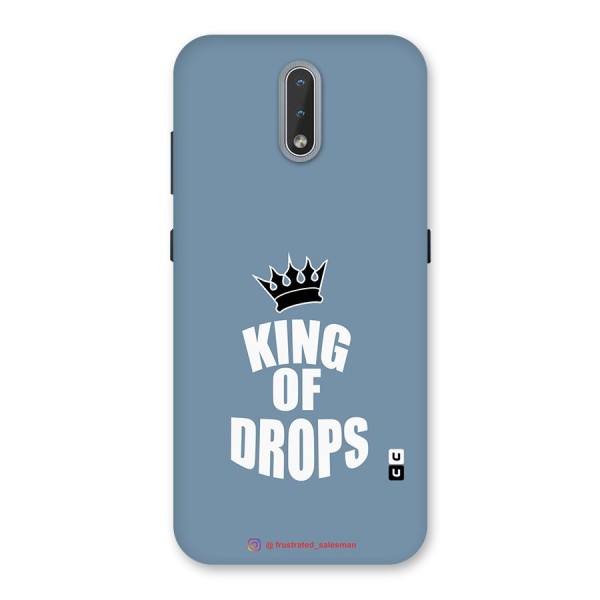 King of Drops Mustard SteelBlue Back Case for Nokia 2.3