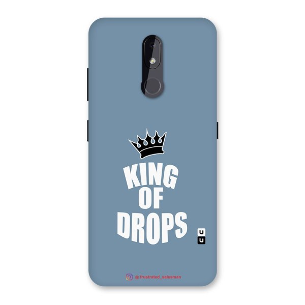 King of Drops Mustard SteelBlue Back Case for Nokia 3.2