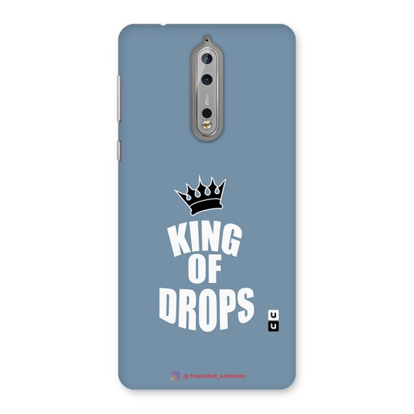 King of Drops Mustard SteelBlue Back Case for Nokia 8