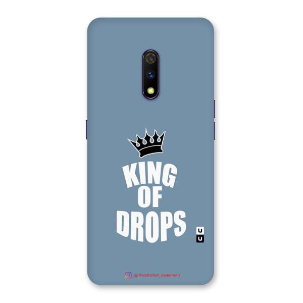 King of Drops Mustard SteelBlue Back Case for Realme X