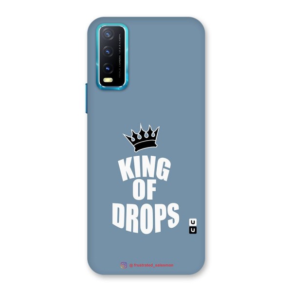 King of Drops Mustard SteelBlue Back Case for Vivo Y12s