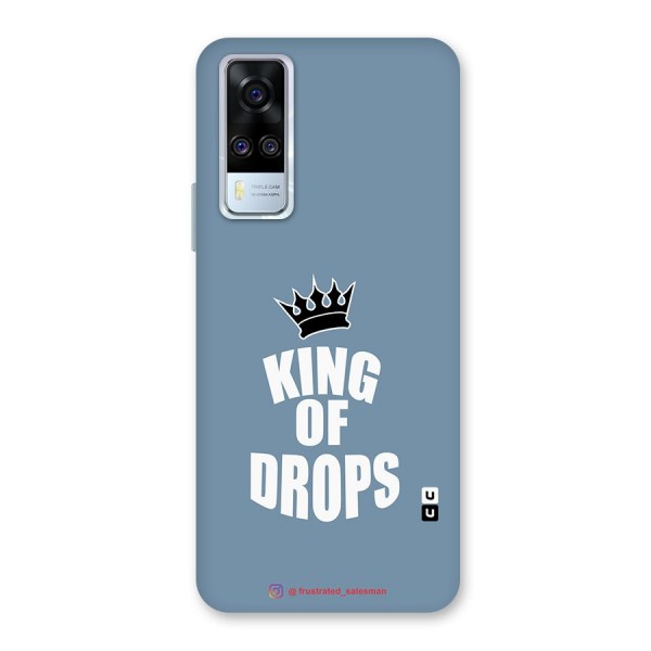 King of Drops Mustard SteelBlue Back Case for Vivo Y51