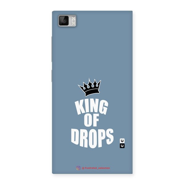 King of Drops Mustard SteelBlue Back Case for Xiaomi Mi3