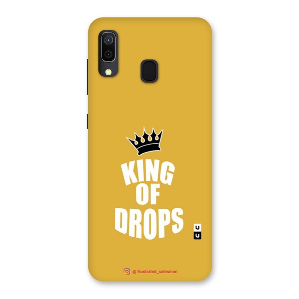 King of Drops Mustard Yellow Back Case for Galaxy A20