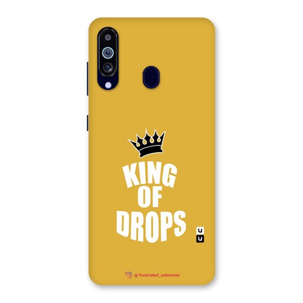 King of Drops Mustard Yellow Back Case for Galaxy A60