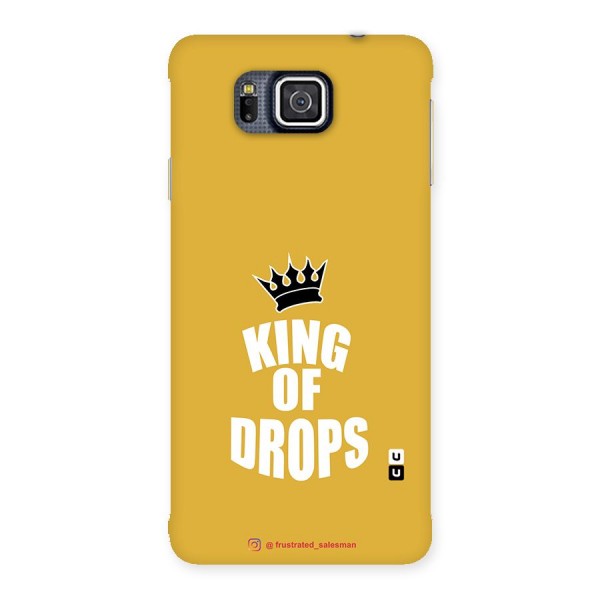 King of Drops Mustard Yellow Back Case for Galaxy Alpha