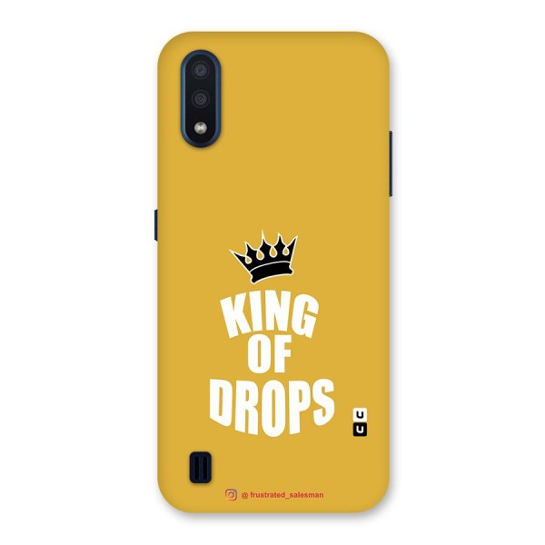 King of Drops Mustard Yellow Back Case for Galaxy M01