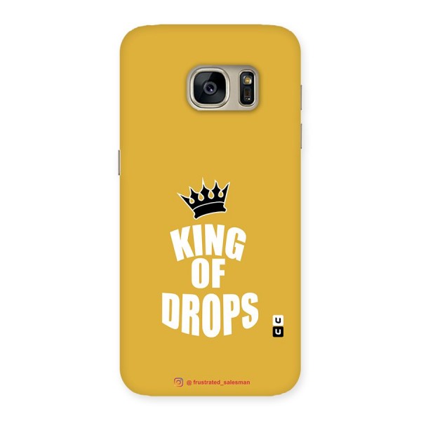 King of Drops Mustard Yellow Back Case for Galaxy S7