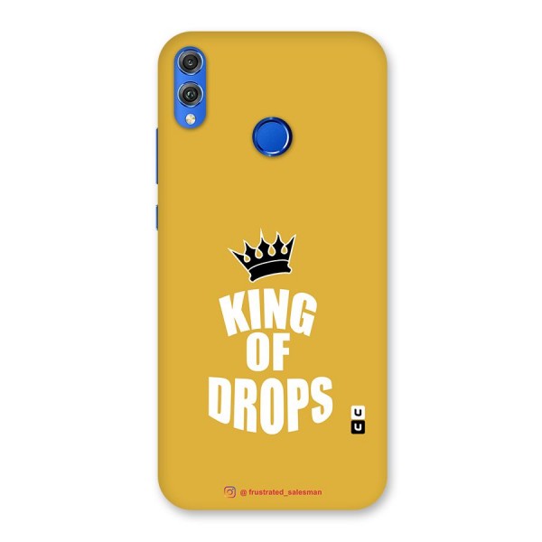 King of Drops Mustard Yellow Back Case for Honor 8X