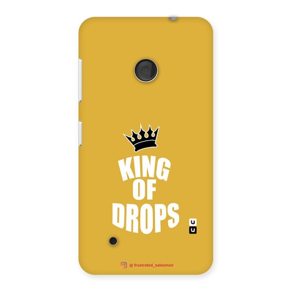 King of Drops Mustard Yellow Back Case for Lumia 530