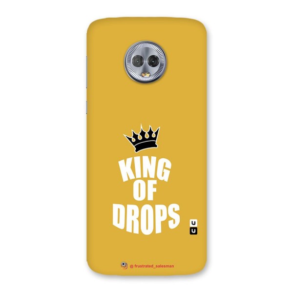 King of Drops Mustard Yellow Back Case for Moto G6