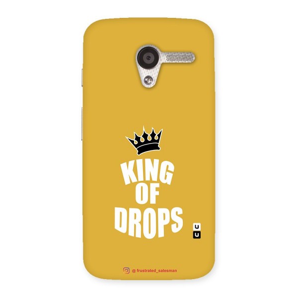 King of Drops Mustard Yellow Back Case for Moto X