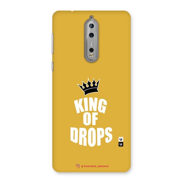 King of Drops Mustard Yellow Back Case for Nokia 8