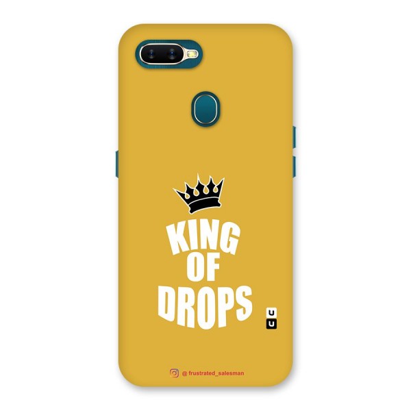 King of Drops Mustard Yellow Back Case for Oppo A12