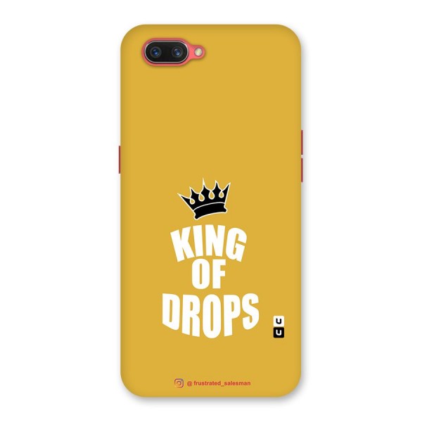 King of Drops Mustard Yellow Back Case for Oppo A3s