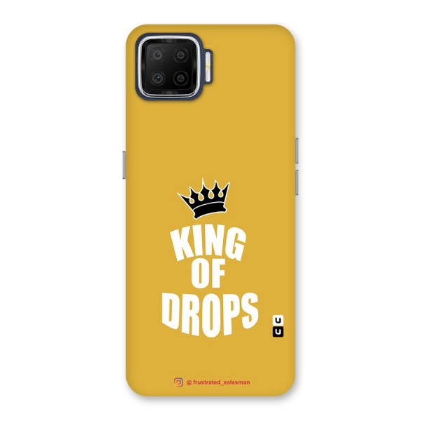 King of Drops Mustard Yellow Back Case for Oppo F17