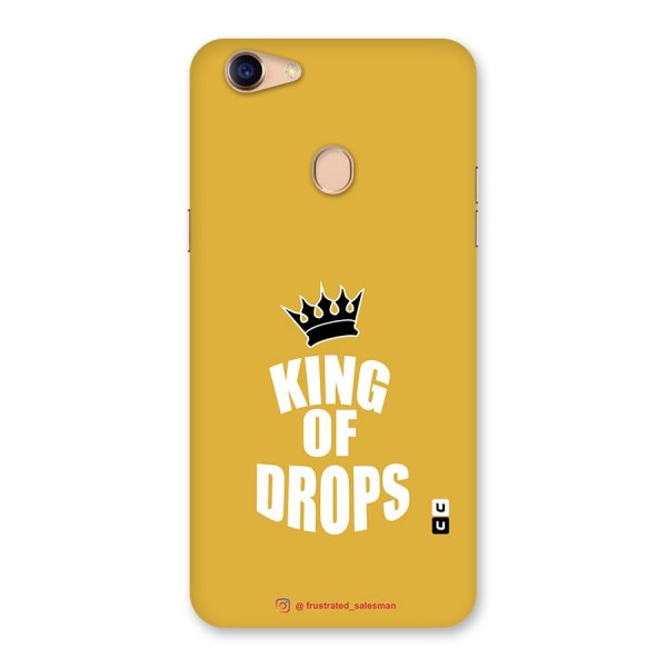 King of Drops Mustard Yellow Back Case for Oppo F5