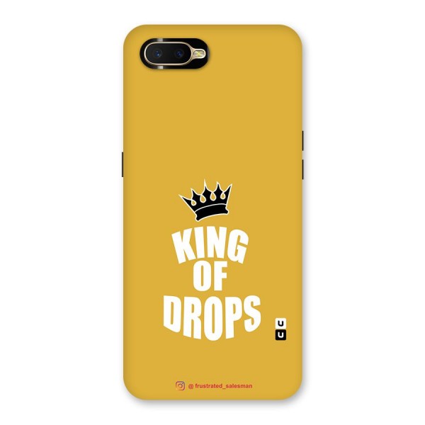 King of Drops Mustard Yellow Back Case for Oppo K1