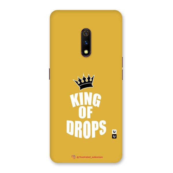 King of Drops Mustard Yellow Back Case for Realme X