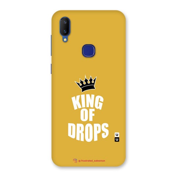 King of Drops Mustard Yellow Back Case for Vivo V11