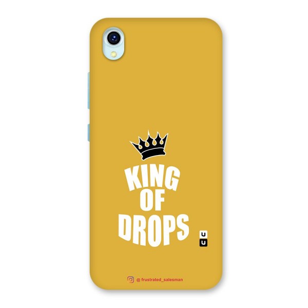 King of Drops Mustard Yellow Back Case for Vivo Y1s