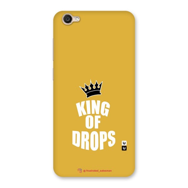 King of Drops Mustard Yellow Back Case for Vivo Y55