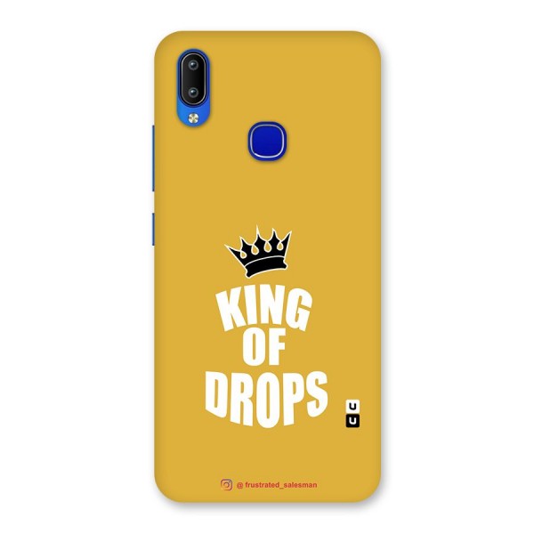 King of Drops Mustard Yellow Back Case for Vivo Y91