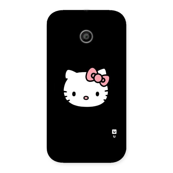 Kitty Cute Back Case for Moto E