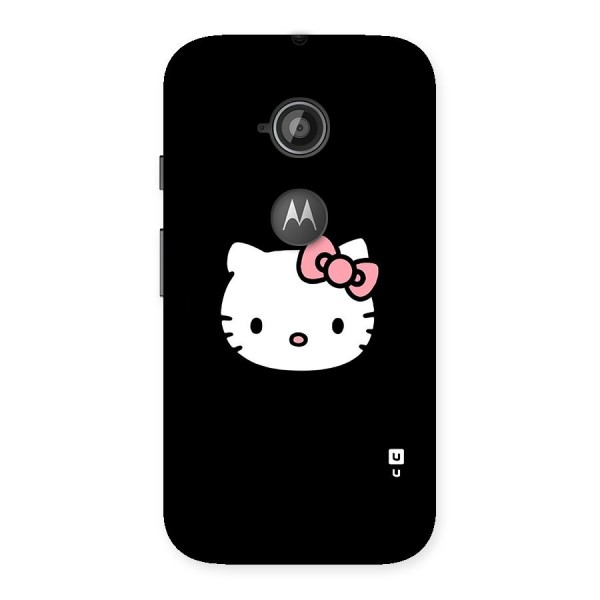 Kitty Cute Back Case for Moto E 2nd Gen