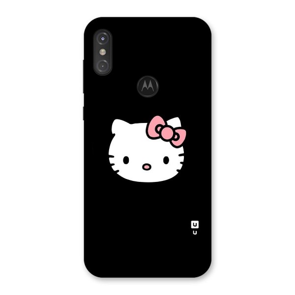 Kitty Cute Back Case for Motorola One Power