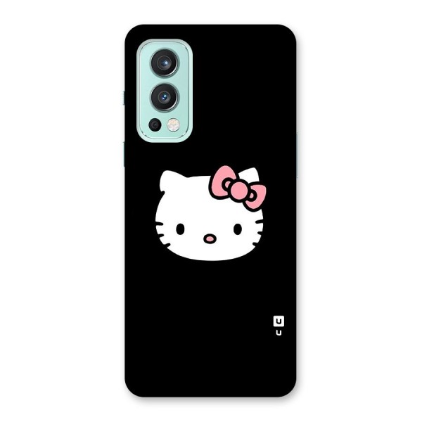 Kitty Cute Glass Back Case for OnePlus Nord 2 5G