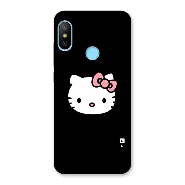 Kitty Cute Back Case for Redmi 6 Pro