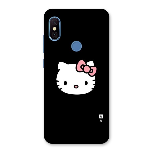 Kitty Cute Back Case for Redmi Note 6 Pro