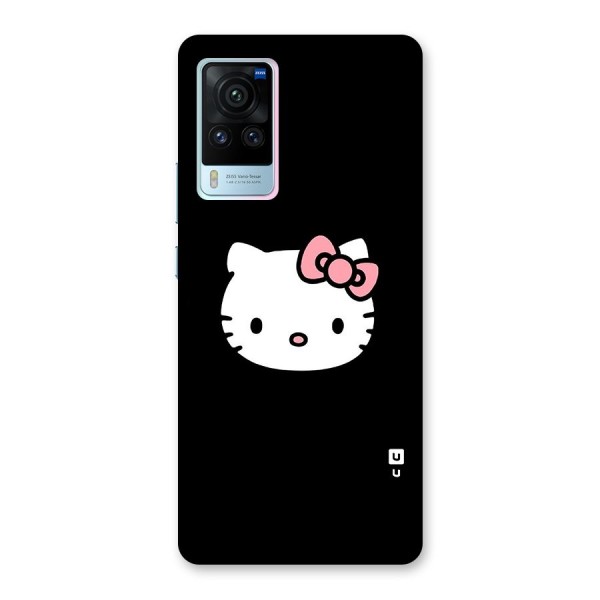 Kitty Cute Glass Back Case for Vivo X60 Pro