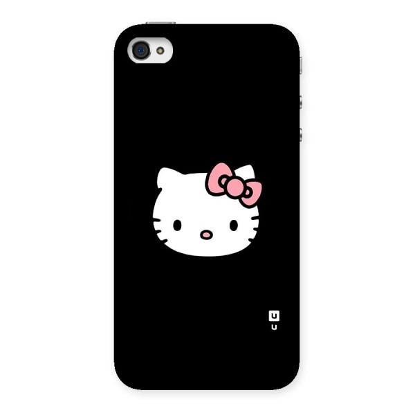 Kitty Cute Back Case for iPhone 4 4s