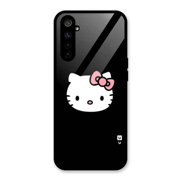 Kitty Cute Glass Back Case for Realme 6