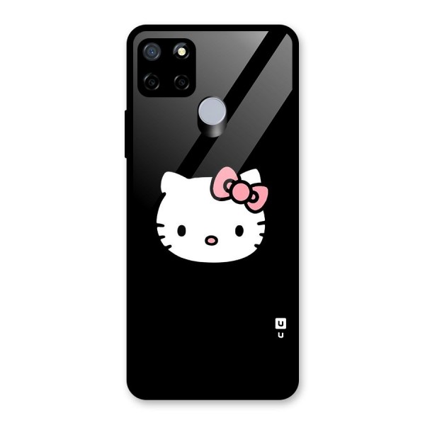 Kitty Cute Glass Back Case for Realme C15