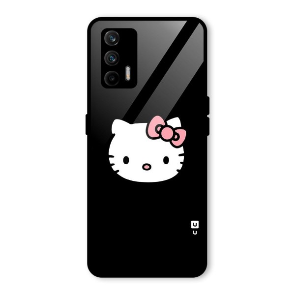 Kitty Cute Glass Back Case for Realme X7 Max