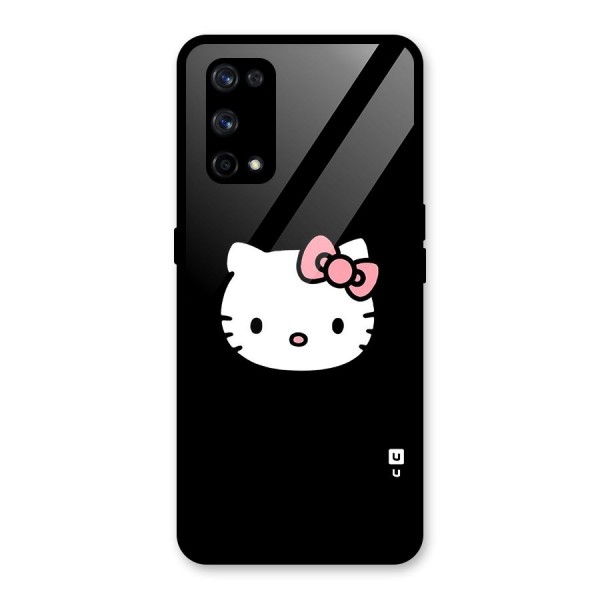 Kitty Cute Glass Back Case for Realme X7 Pro