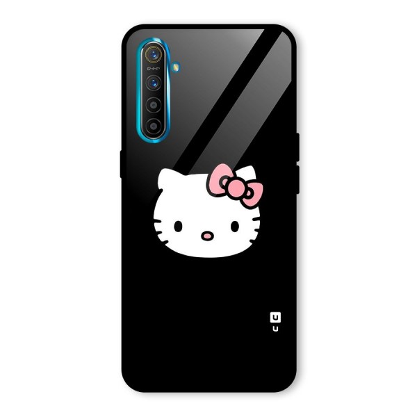 Kitty Cute Glass Back Case for Realme XT