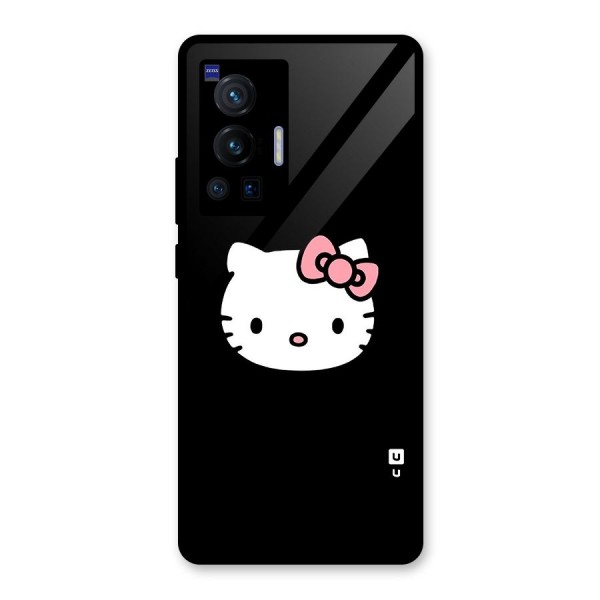 Kitty Cute Glass Back Case for Vivo X70 Pro