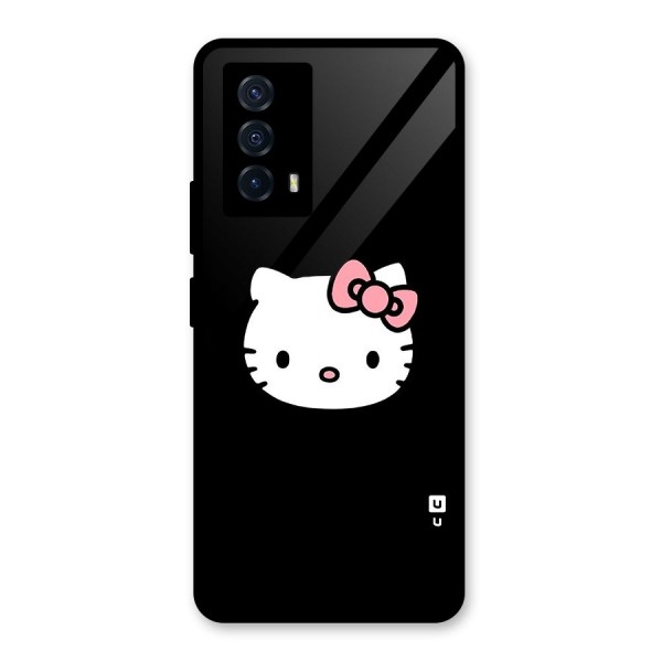 Kitty Cute Glass Back Case for Vivo iQOO Z5