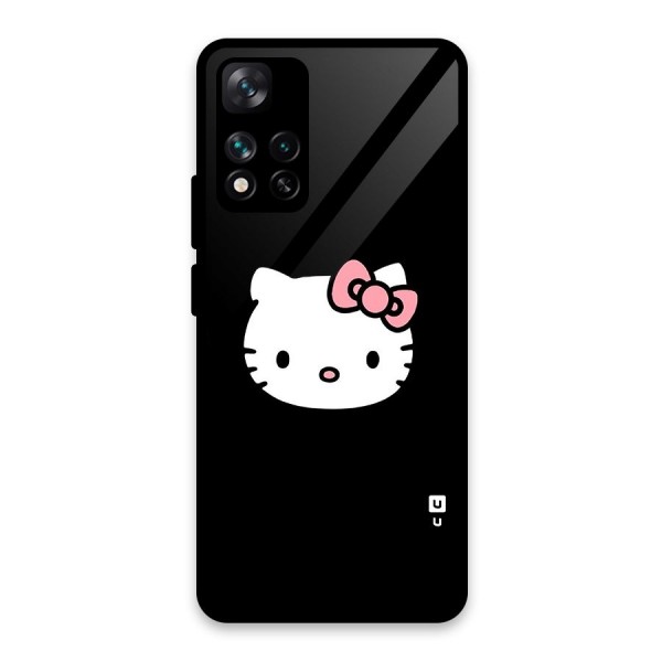 Kitty Cute Glass Back Case for Xiaomi 11i HyperCharge 5G