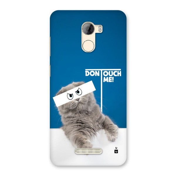 Kitty Dont Touch Back Case for Gionee A1 LIte