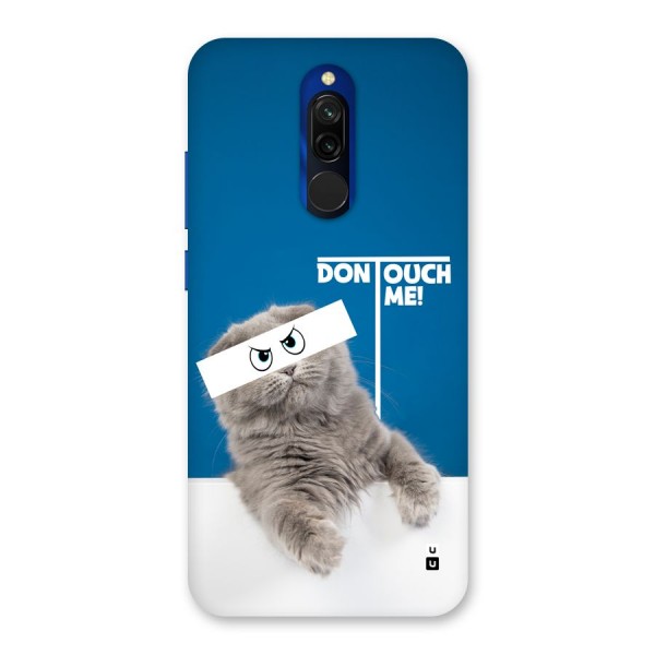 Kitty Dont Touch Back Case for Redmi 8