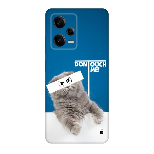 Kitty Dont Touch Back Case for Redmi Note 12 Pro